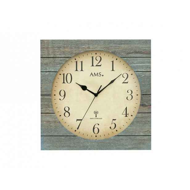 Designové nástěnné hodiny 5549 AMS řízené rádiovým signálem 34cm