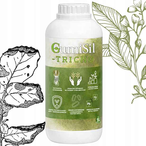 GumiSil Tricho 1L – Konec houbových chorob! Trichoderma, odolnost rostlin