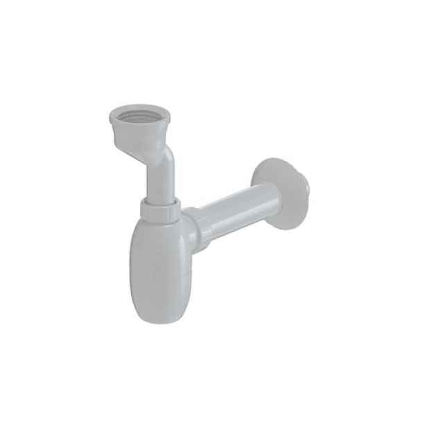 Pisoárový sifon excentrický MULTI 5/4" x 40mm plast bílý PISSIFON5440EXC