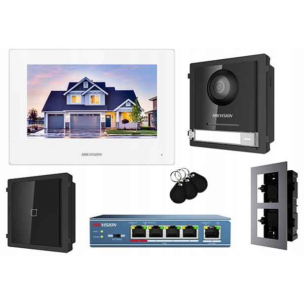Videotelefonní Sada Domofon Panel Ip Hikvision