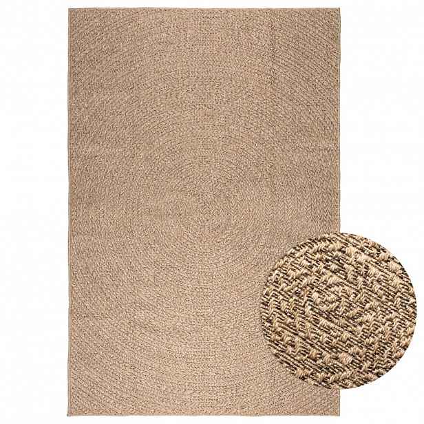 vidaXL Koberec ZIZUR 200 x 290 cm jutový vzhled interiér i exteriér