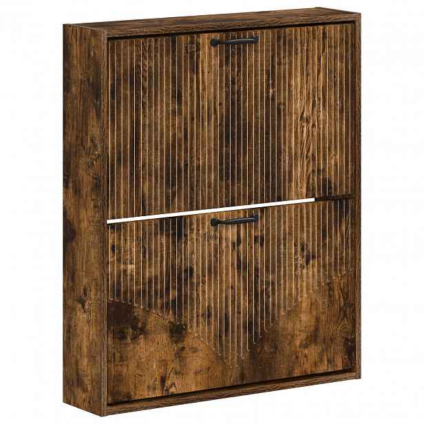 vidaXL Nástěnná skříň na boty HOORN 71 x 17 x 86 cm Kompozitní dřevo