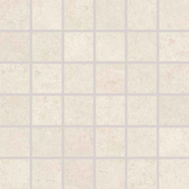 Mozaika Rako Base 5×5 cm (set 30×30 cm) světle béžová WDM05431