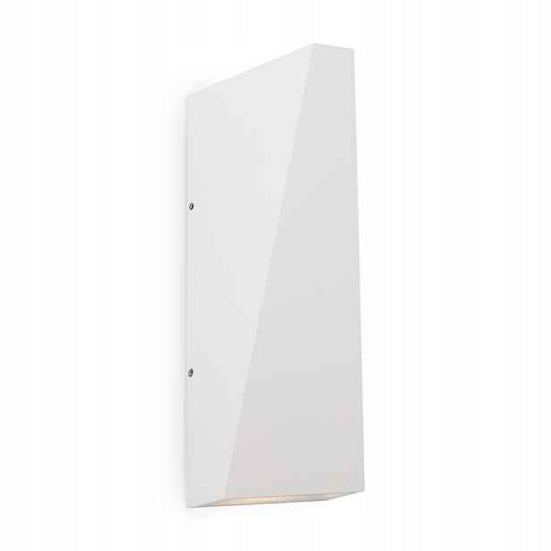 Venkovní nástěnná Led lampa geometrická horní a dolní část bílá Maytoni