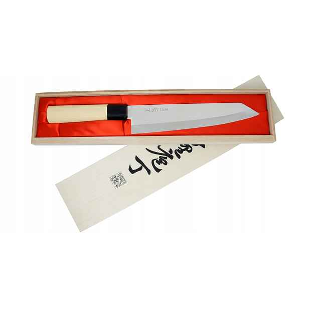 Nůž Satake Megumi 20 cm japonský ocel 420J2 v dřevěné krabičce