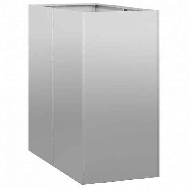 vidaXL Truhlík 40x80x80 cm pozinkovaná ocel