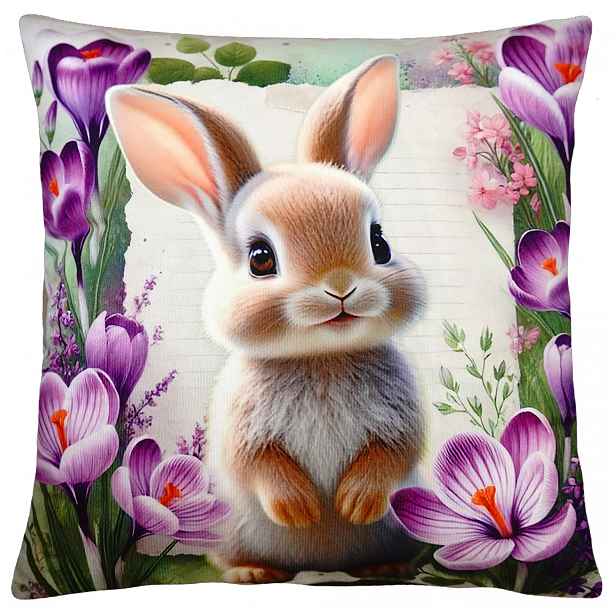 Velikonoční povlak na polštář BUNNY III. 40x40 cm Mybesthome