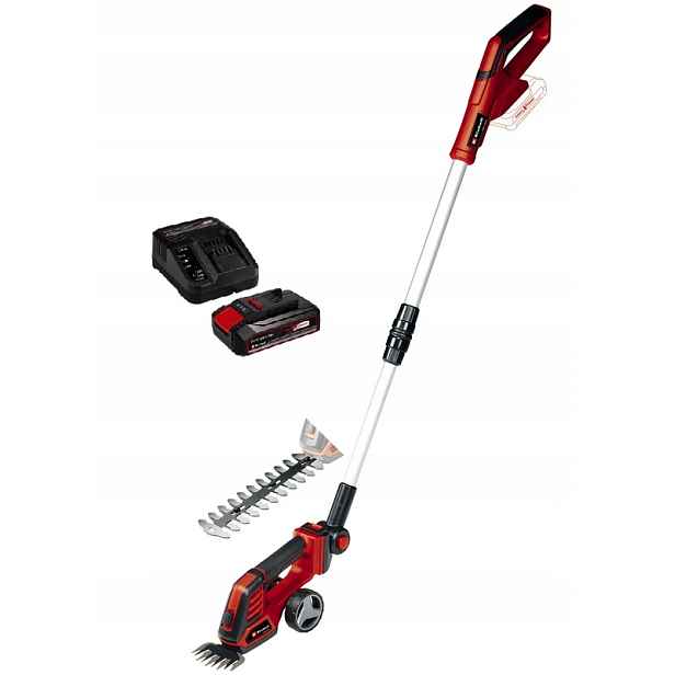 Einhell Nůžky Na Trávy A Živý Plot Aku Ge-cg 18/100 Li T Set 2,5AH