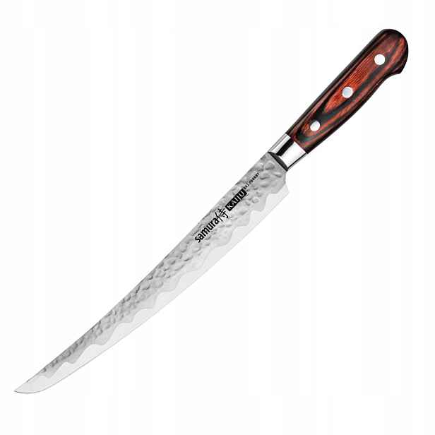 Nůž na krájení Samura Kaiju Bolster SKJ-0046BT 230 mm AUS-8, kladívkový