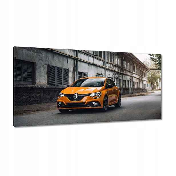 Obrazy 115x55 Oranžový Renault Auto