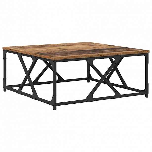 vidaXL Konferenční stolek Staré dřevo 70 x 70 x 30 cm Kompozitní dřevo