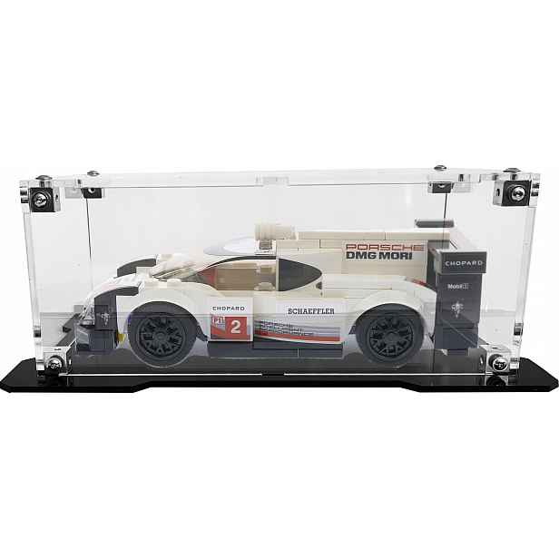 Vitrína s černou základnou pro sadu Lego 75887 – Porsche 919 Hybrid