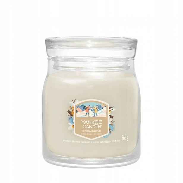 Yankee Candle Signature střední svíčka Vanilla Flurries