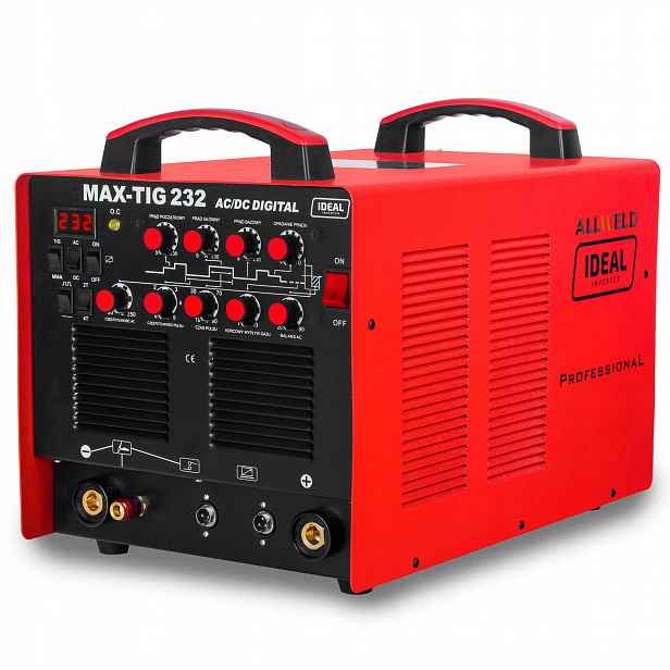Invertorová Svářečka Ideal Maxtig 232 Ac DC Digital Tig Mma Puls Alu 200A 230V