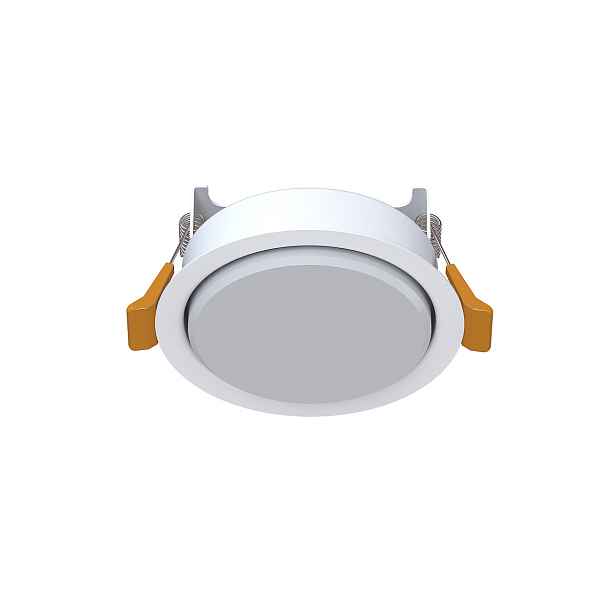 Lampa zapuštěné bodové svítidlo bílé kulaté Uno očko Nowodvorski