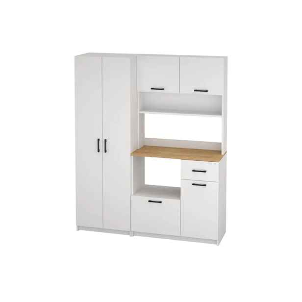 Casarredo Kuchyňská víceúčelová sestava YASEMIN - bílá/dub safírový