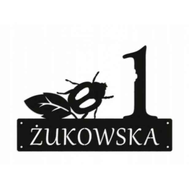 Číslo Na Dům 80 cm Tabule Adresa Ocel 2 mm Grafika 41
