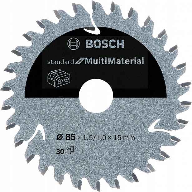 Pilový kotouč Standard for MultiMaterial 85x1,5x15mm 30 zubů Bosch
