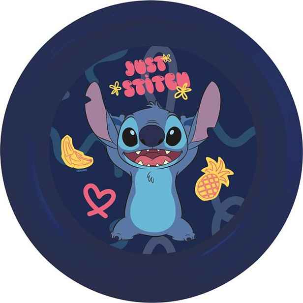 STOR TALÍŘ PLASTOVÝ STITCH 22 CM_hamashop