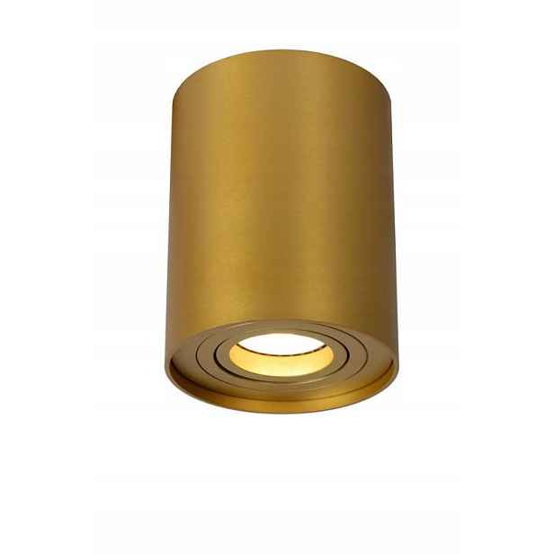 Stropní svítidlo spotová nastavitelná GU10 50W zlatá Tube Lucide