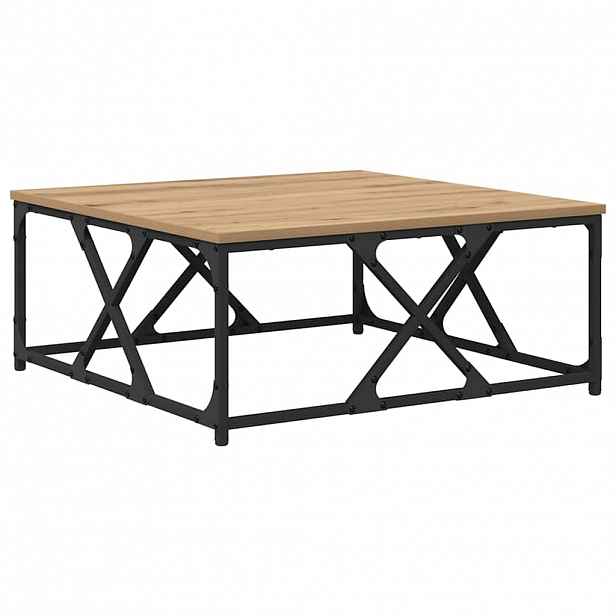 vidaXL Konferenční stolek Artisanový dub 70 x 70 x 30 cm