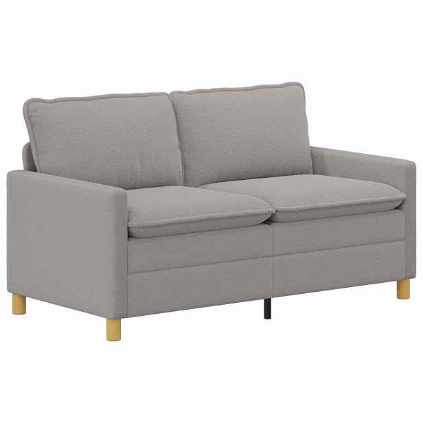 vidaXL Pohovka Světle šedá 156 x 81 x 87,5 cm Textil