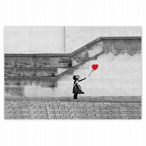 Plakáty 185x125 Banksy Dívka Hope