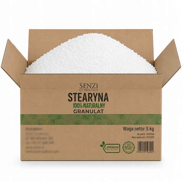 Rostlinná Stearina pro odlévání svíček Kyselina stearová vytvrzuje svíčky 5 kg