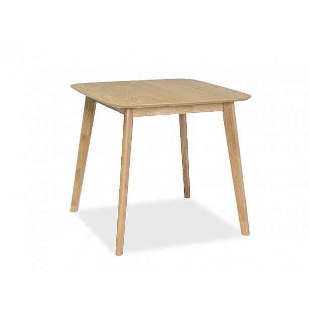 AKCE Jídelní stůl s deskou v dekoru dub MOSSO III 80x80 II. jakost