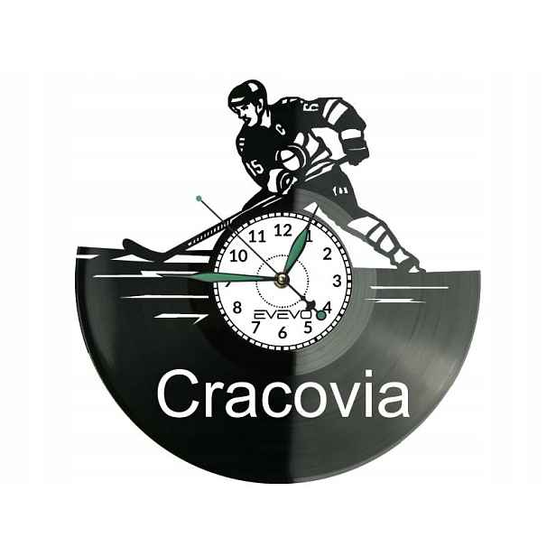 Cracovia Hokej Nápad na Dárek Nástěnná Dekorace z vinylové desky