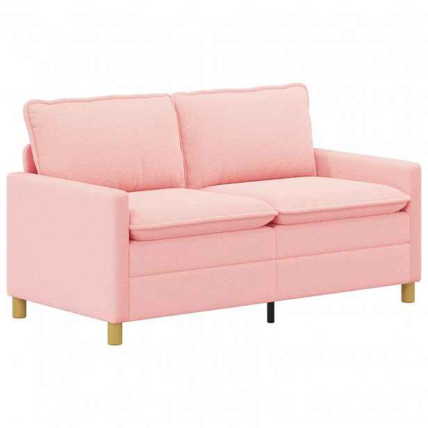 vidaXL Pohovka Růžová 156 x 81 x 87,5 cm Textil