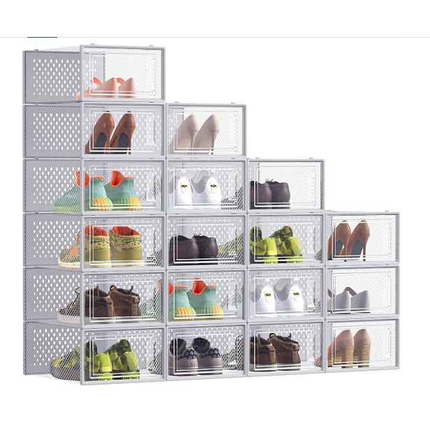Botník Songmics 23,1 x 14,3 x 33,3 cm šedá
