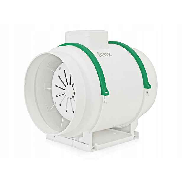 Kanálový ventilátor 1800 m³/h, plastový, průmyslový, výkonný, 250 mm