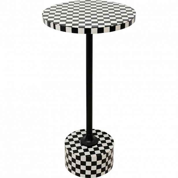 Kare-Design ODKLÁDACÍ STOLEK, černá, bílá