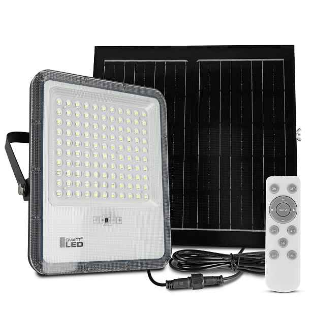 Led reflektor Halogen Solární 200W Snímač soumraku Dálkový Ovladač Venkovní