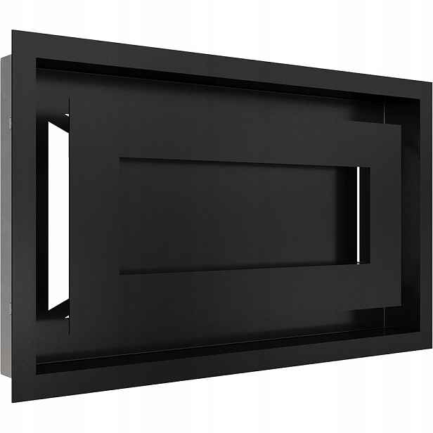 Ventilační mřížka do krbu Wind 22x37 černá