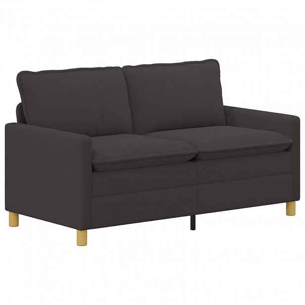 vidaXL Pohovka Tmavě šedá 156 x 81 x 87,5 cm Textil