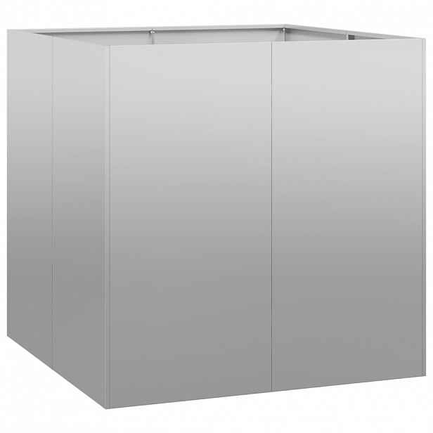 vidaXL Truhlík 80x80x80 cm pozinkovaná ocel