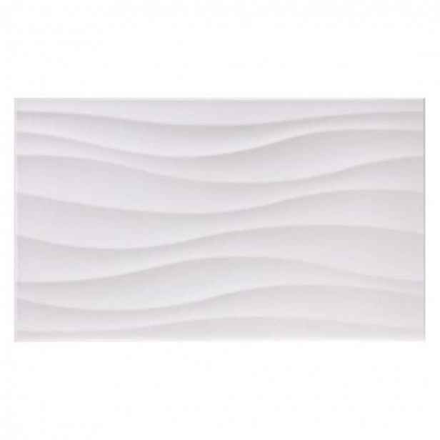 EBS Blanco - Dekor 33,3x55 cm, lesklý bílý BLA3355BEGEL