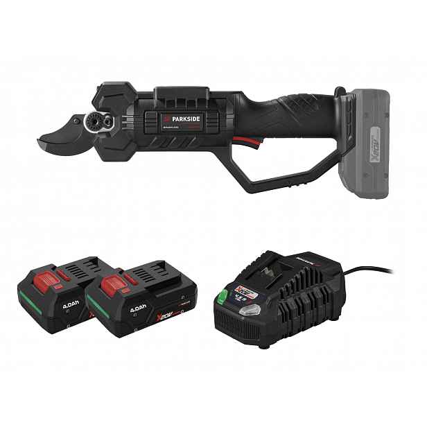 Parkside Performance® Aku nůžky na větve Ppaas 20-Li A1, 2x Smart 4 Ah