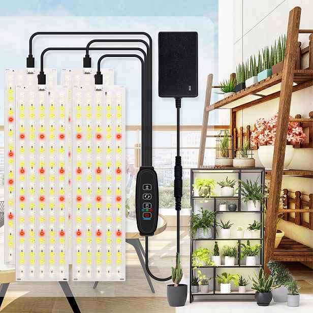 Plnospektrální Sluneční Světlo Lampa Pro Růst Pěstování Rostlin 30CM 4 Ks