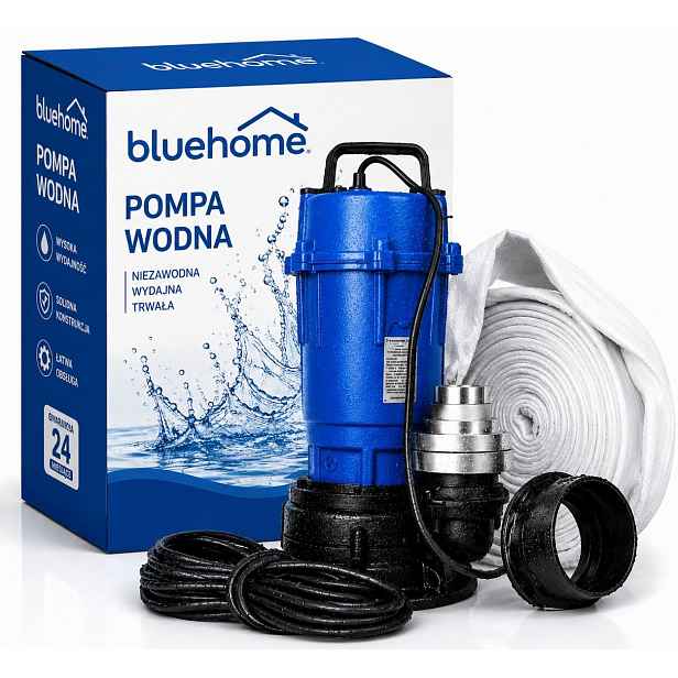 Čerpadlo Na Čistou Špinavou Vodu S Drtičem, Výkonné 3265 W Hadice 2''