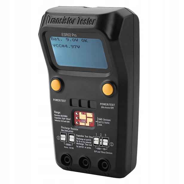 Digitální Tester Tranzistorů ESR02 Pro Měřič Smd A Dip Prvků