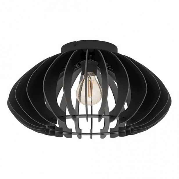 Nástěnná lampa Eglo černá ocel 901001