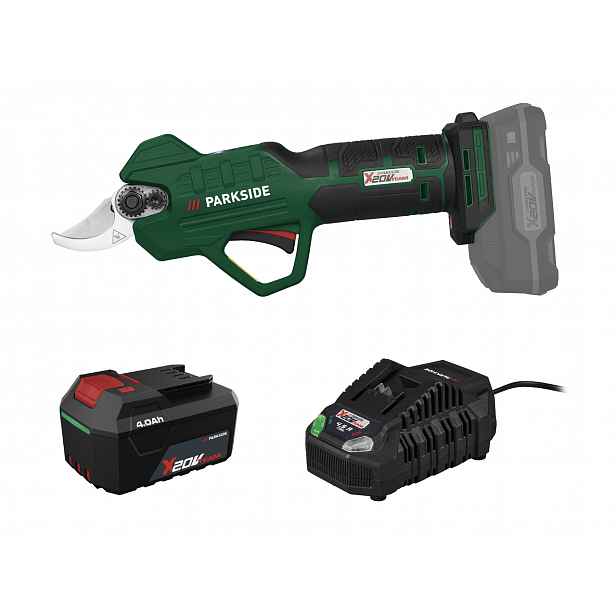 Parkside® Aku nůžky na větve Paas 20-Li B1, 4 Ah