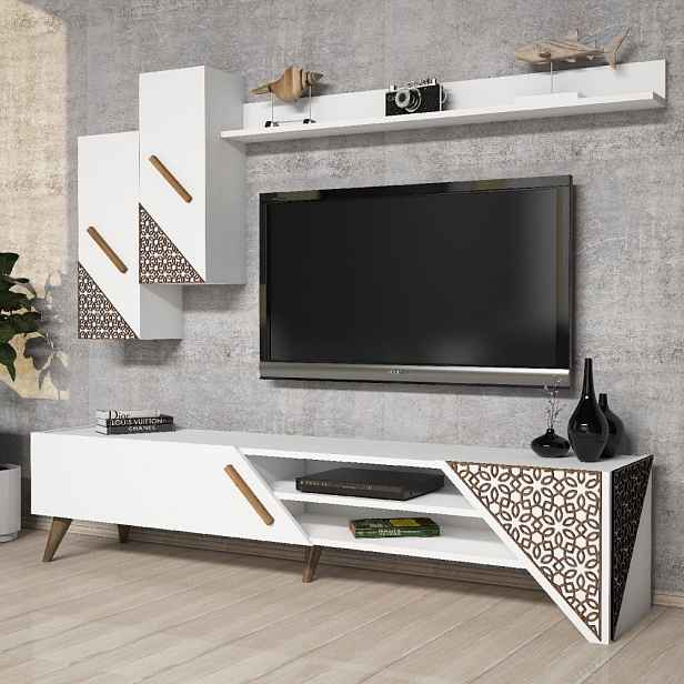 TV stěna / Sestava pod TV Beril - White
