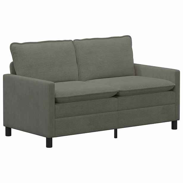 vidaXL Pohovka Světle šedá 156 x 81 x 87,5 cm Textil