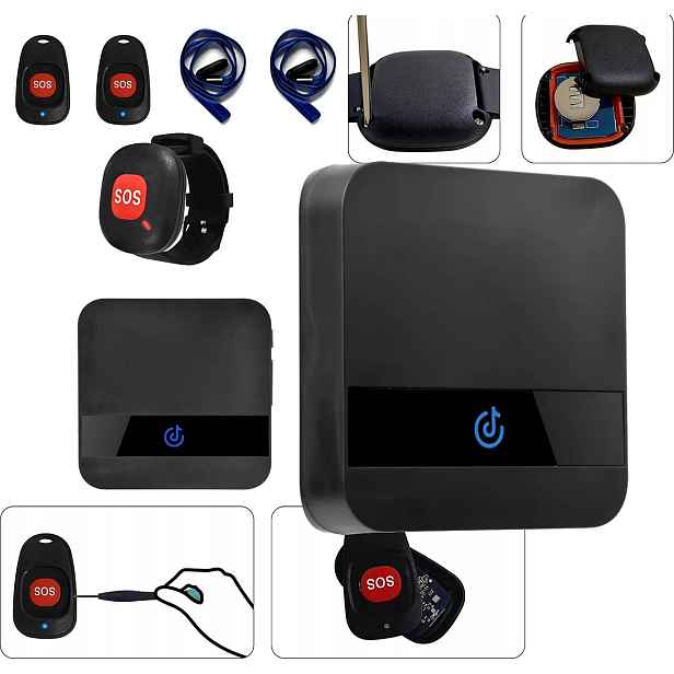 Alarm Pro Seniory Se Staršími Nemocemi, Tlačítko Přivolání Pomoci, NÁRAMEK3+2