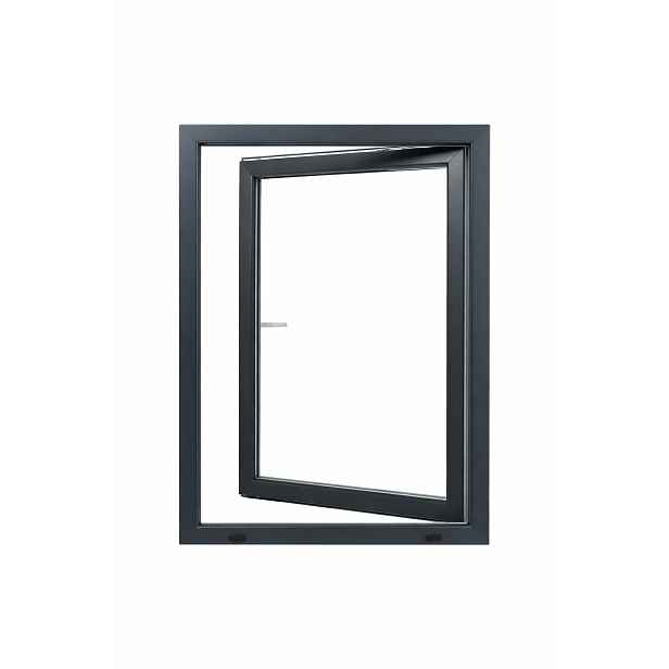 Okno plastové BRAVO OS1 RAL 7016/bílá levé 900×1 200 mm
