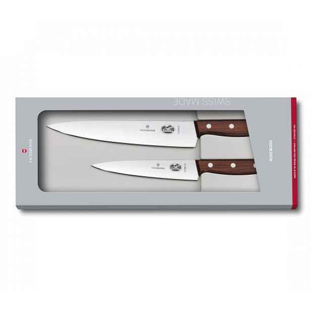 Sada 2 kuchyňských nožů Victorinox Wood 15 a 22 cm 5.1050.2G